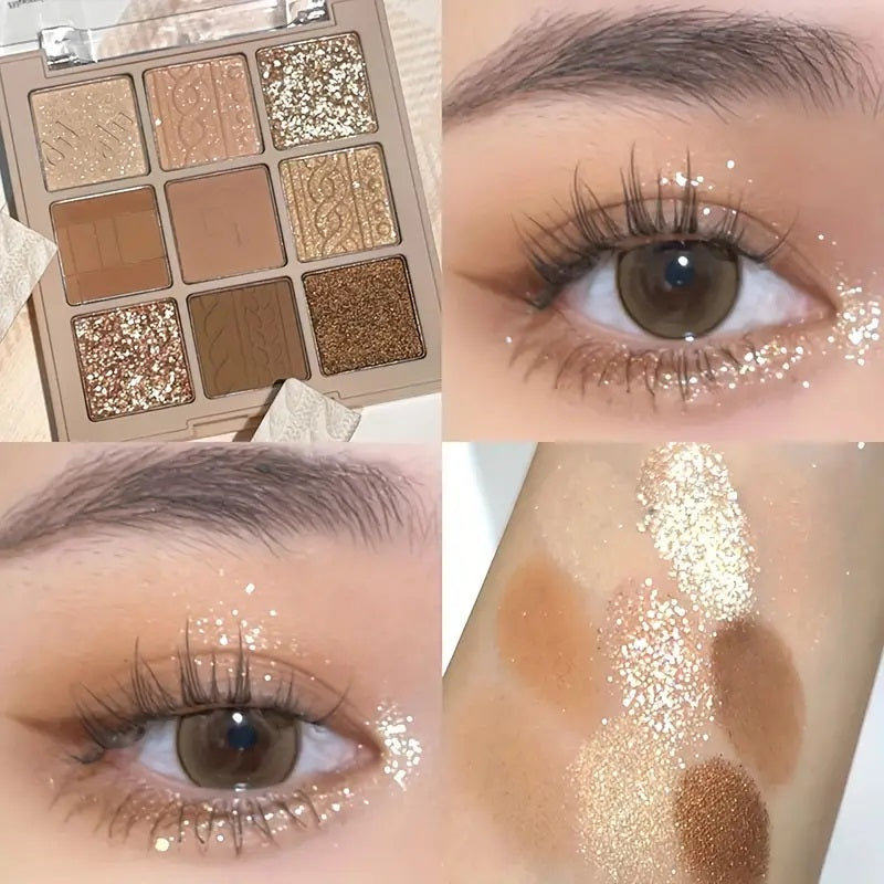 9-Colour Natural Eyeshadow Palette