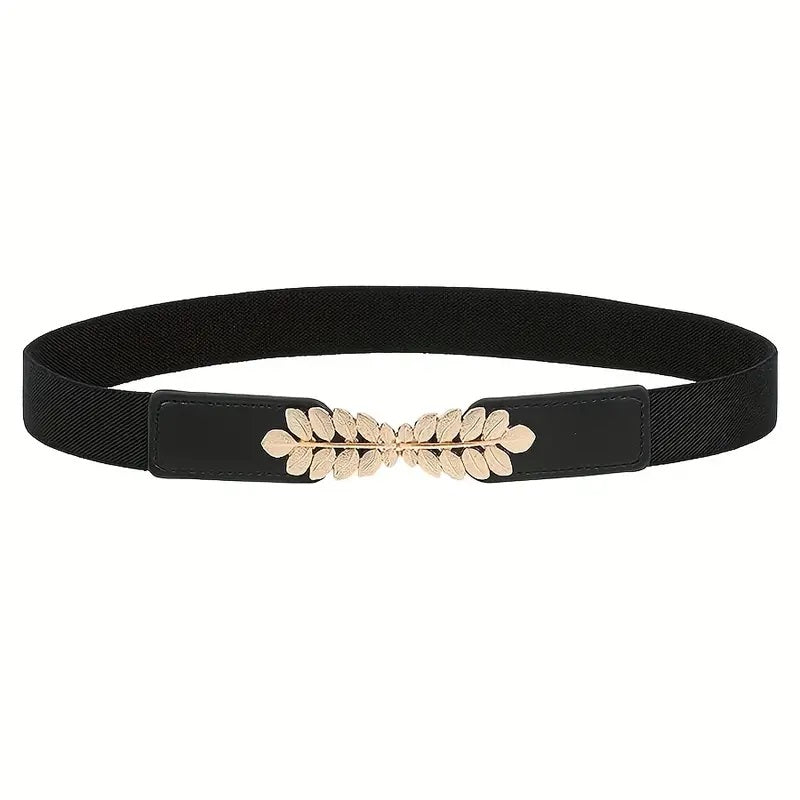 Gyllen Legering Løvspenne Belte