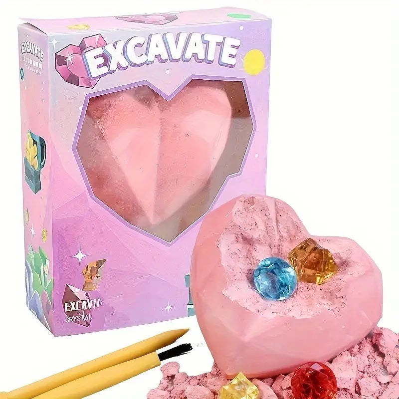 Archaeological Dig DIY Treasure Heart Blind Box