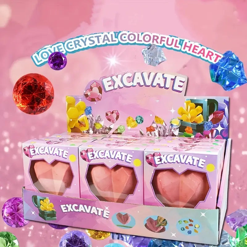 Archaeological Dig DIY Treasure Heart Blind Box