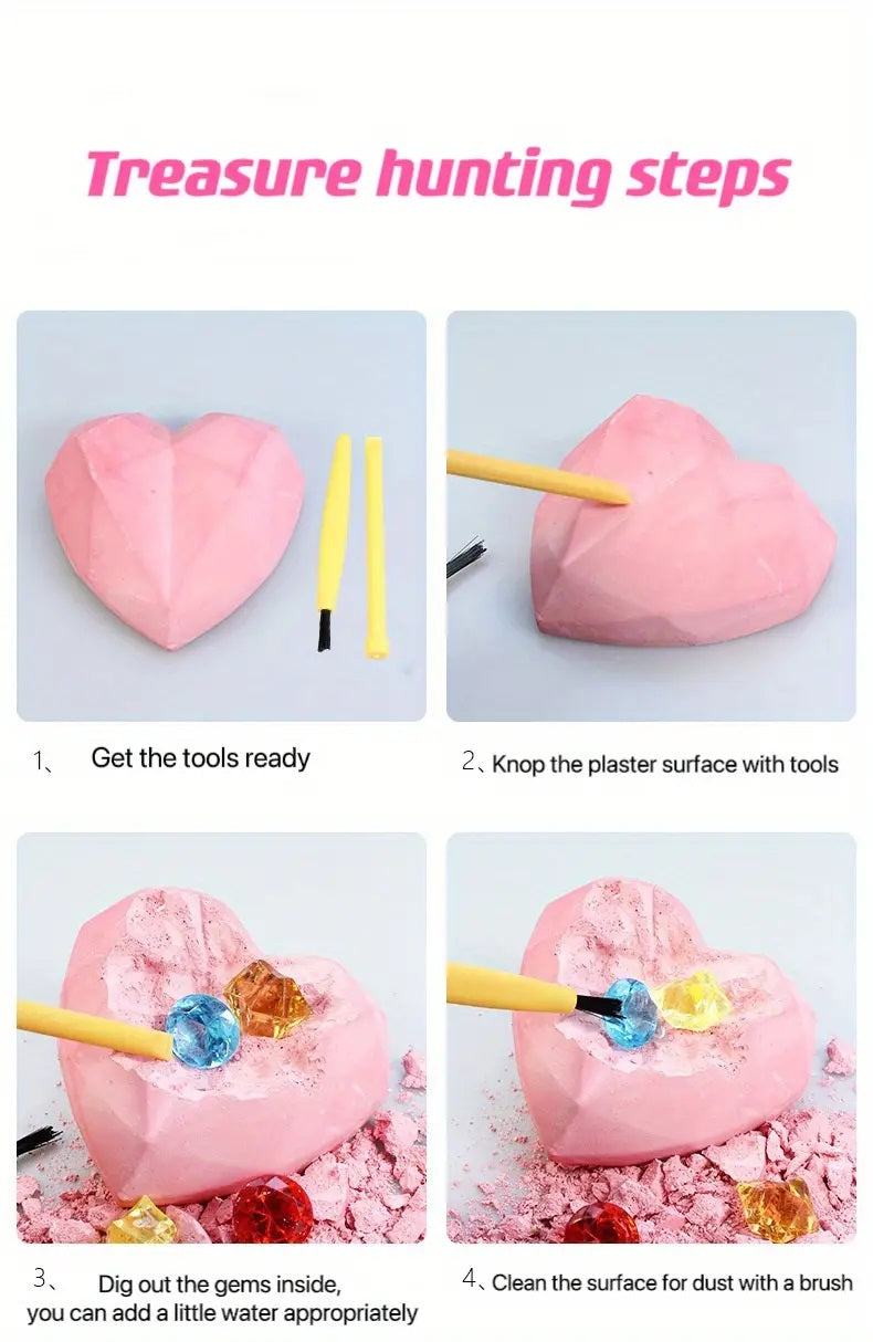 Archaeological Dig DIY Treasure Heart Blind Box