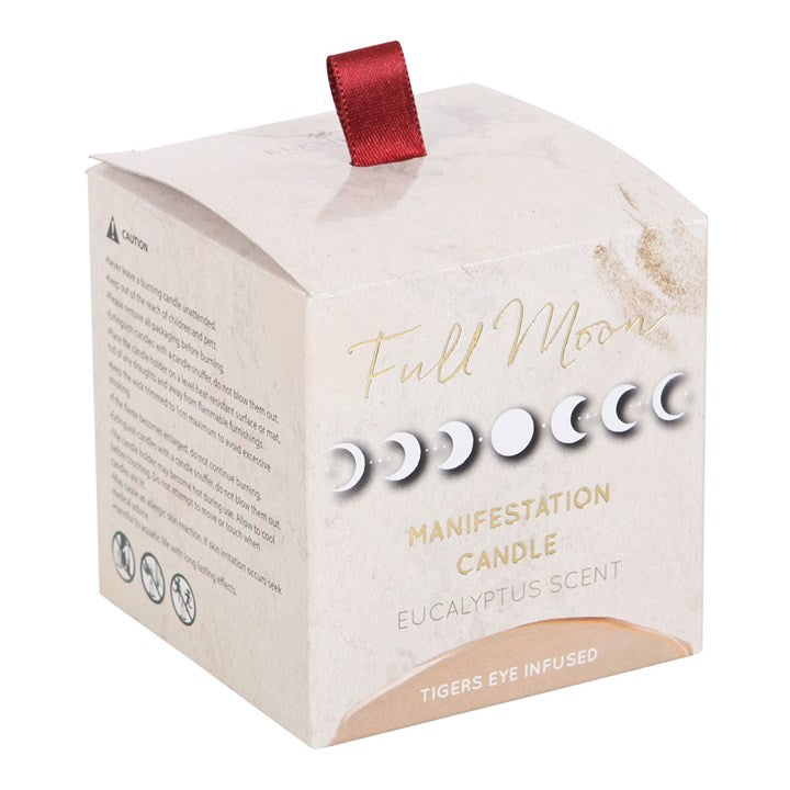 Fullmåne Eukalyptus Krystallbit Lys