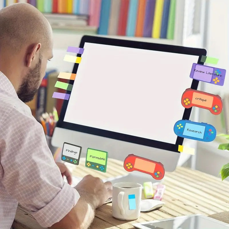 550-arks Sticky Note Sett – En Drøm for Videospillentusiaster