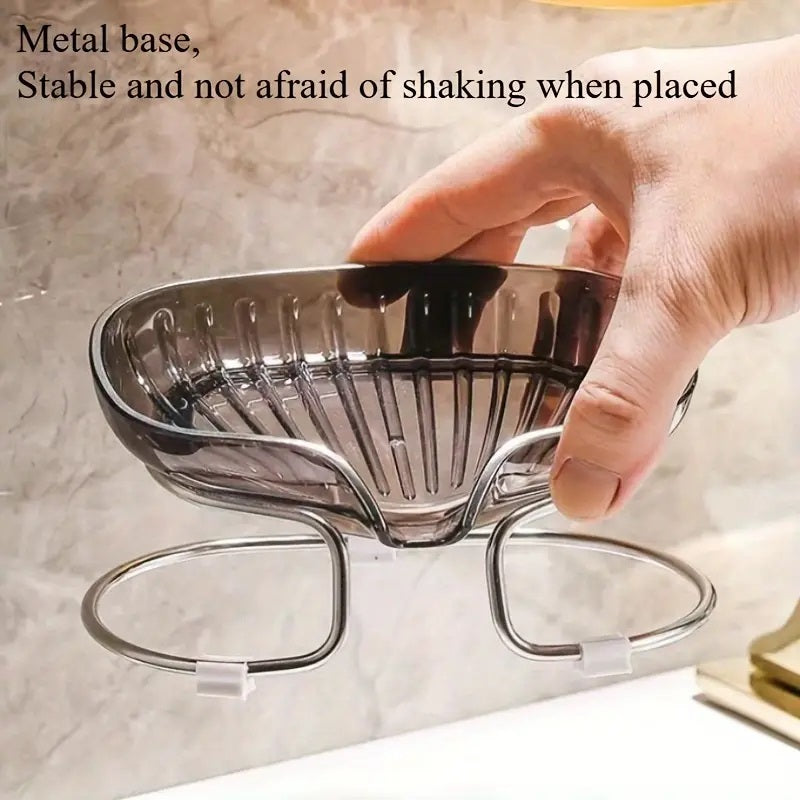 Elegant Green and Golden Soap Dish
