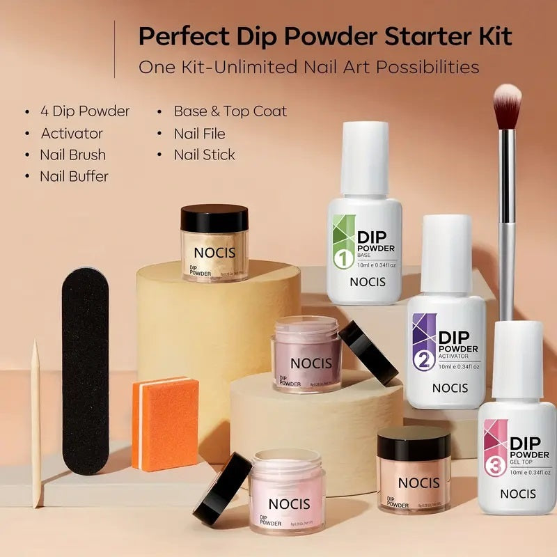 11pc Golden Nude Nail Starter Kit