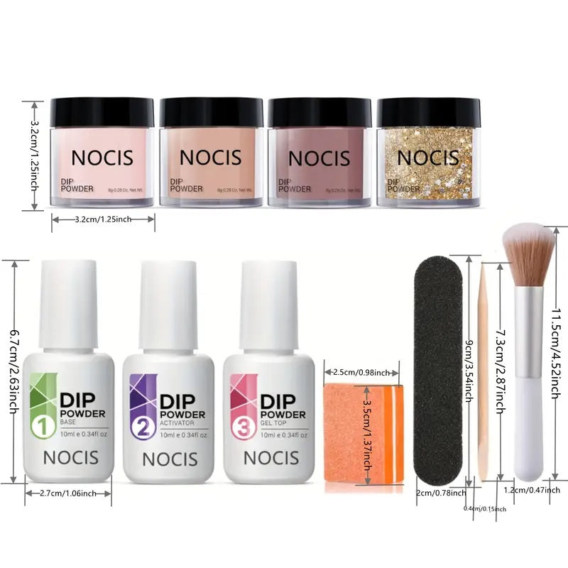 11pc Golden Nude Nail Starter Kit