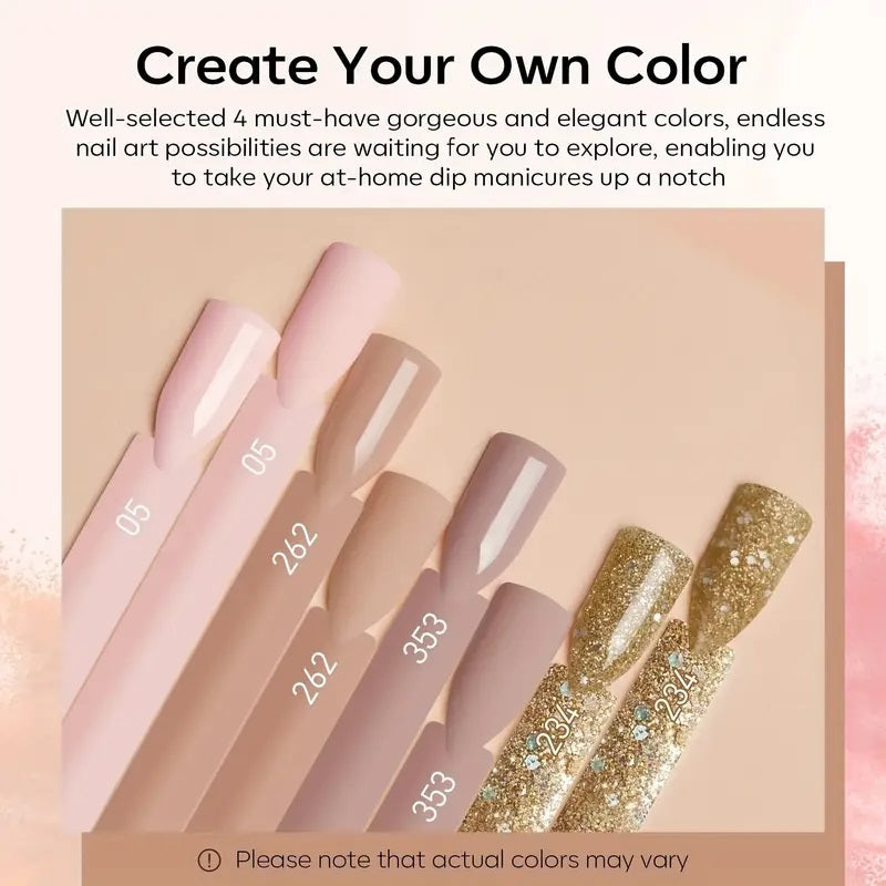 11pc Golden Nude Nail Starter Kit