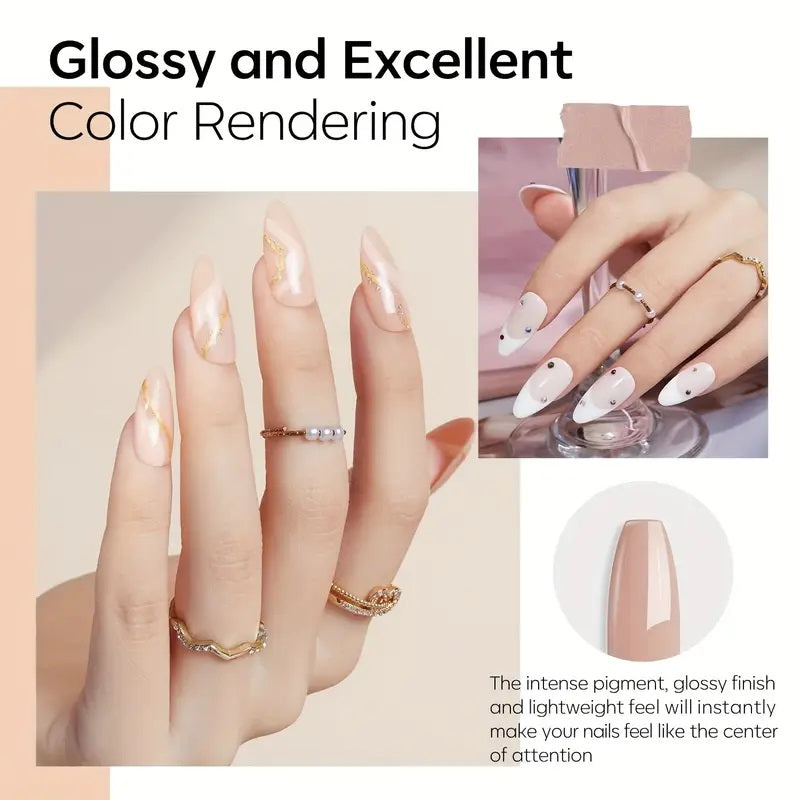 11pc Golden Nude Nail Starter Kit