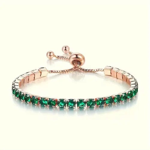 Chic Rhinestone Tennisarmbånd - Elegant og Sexy