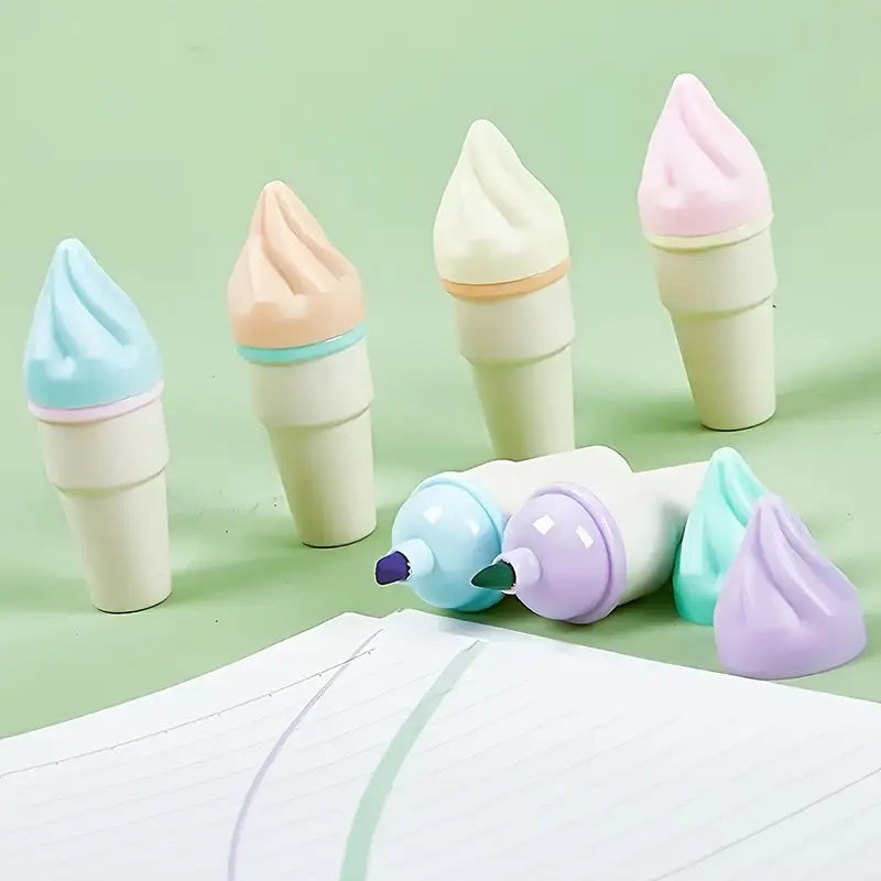 Ice Cream Cone Shaped Highlighter