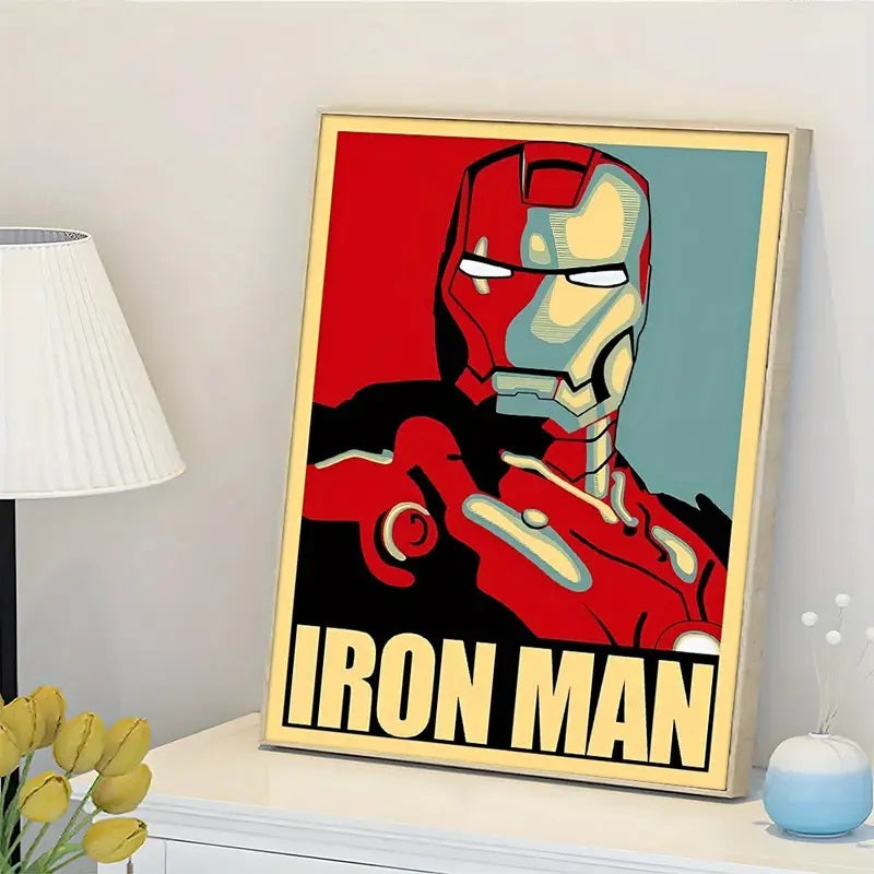 Unframed Canvas Printing Iron Man Decorative Painting