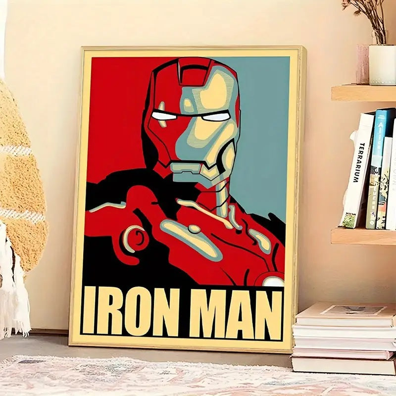 Unframed Canvas Printing Iron Man Decorative Painting
