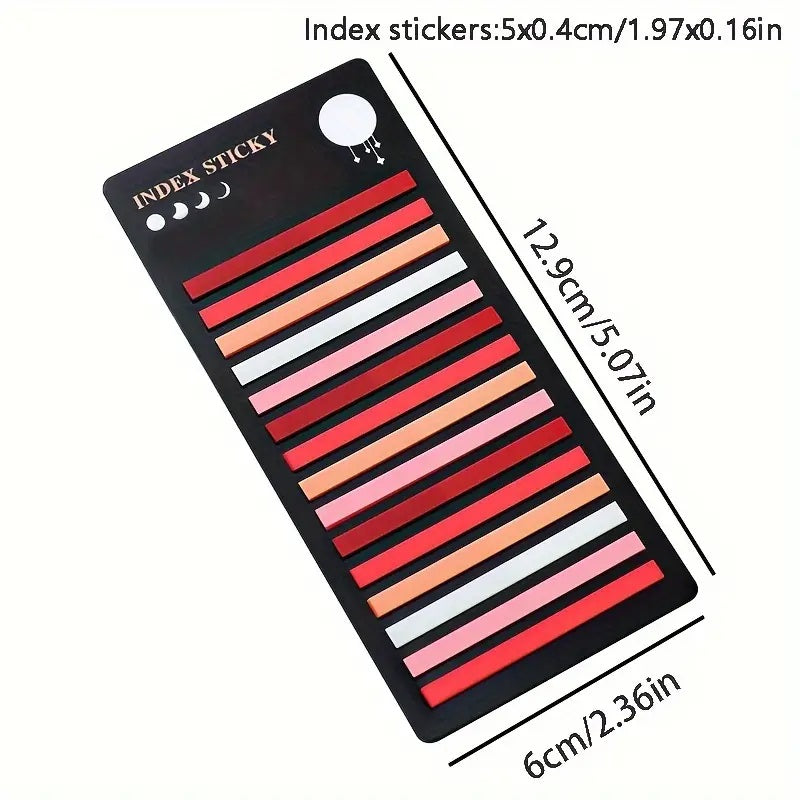 300-blad Gjennomsiktige Høst Indekstabs