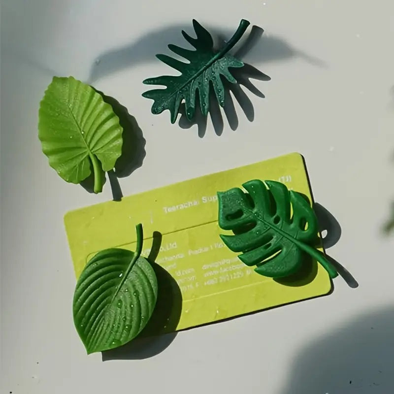 4pcs Tropical Leaf Magnets
