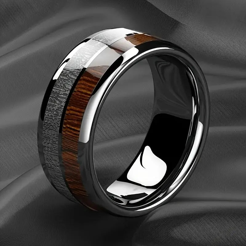 Business Men's Stainless Steel Rings