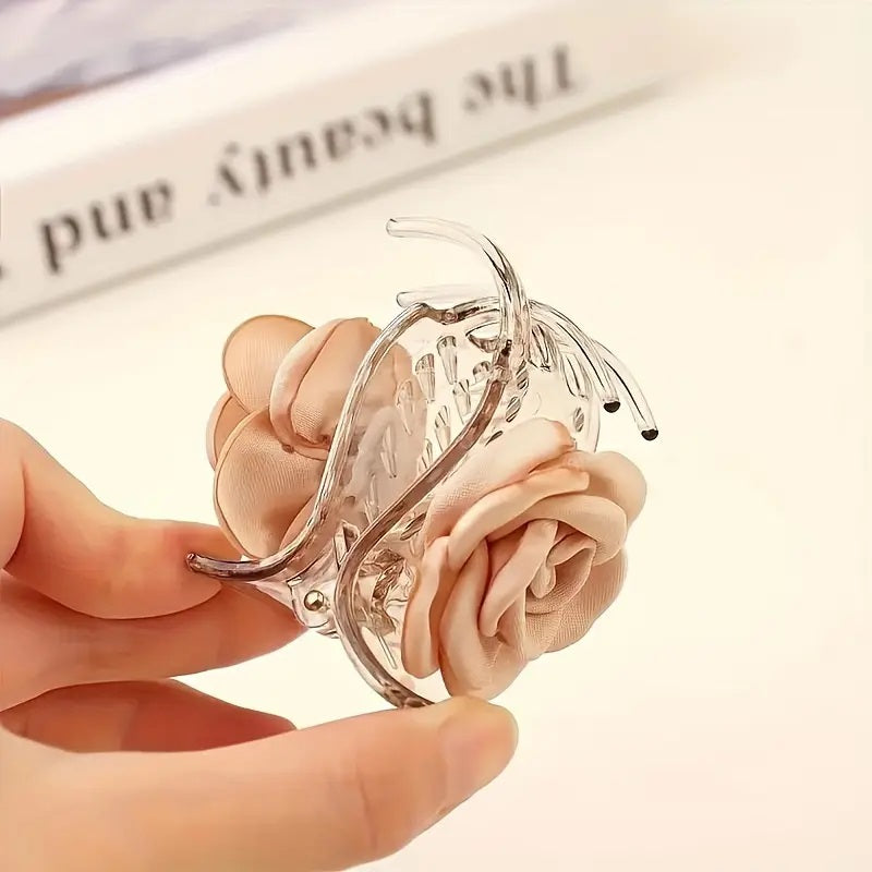 Elegant Rose Hair Clip