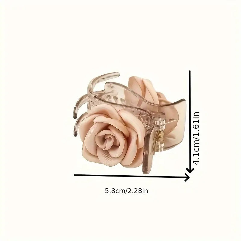 Elegant Rose Hair Clip