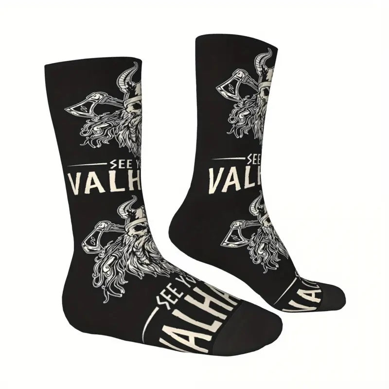 Vikings Meet Socks in Valhalla