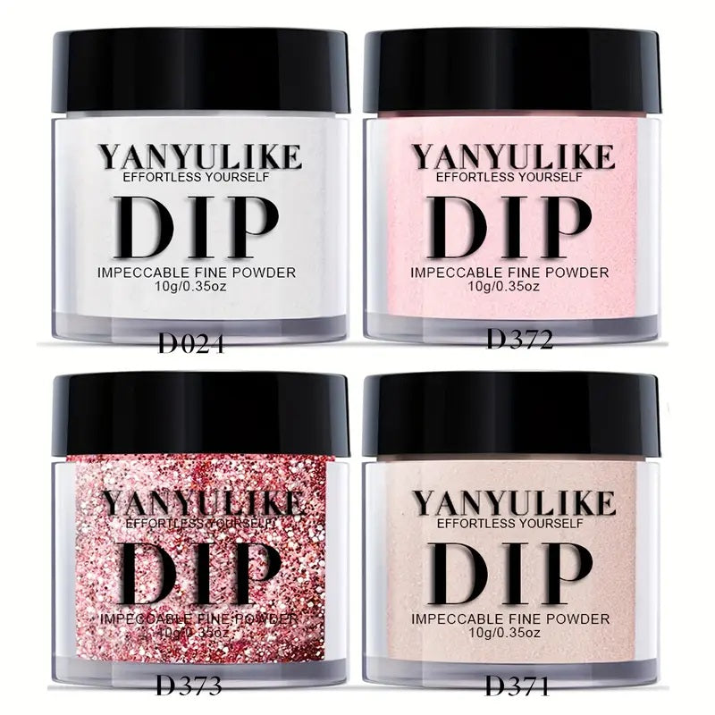 Romantisk Dip Pudernagelsett