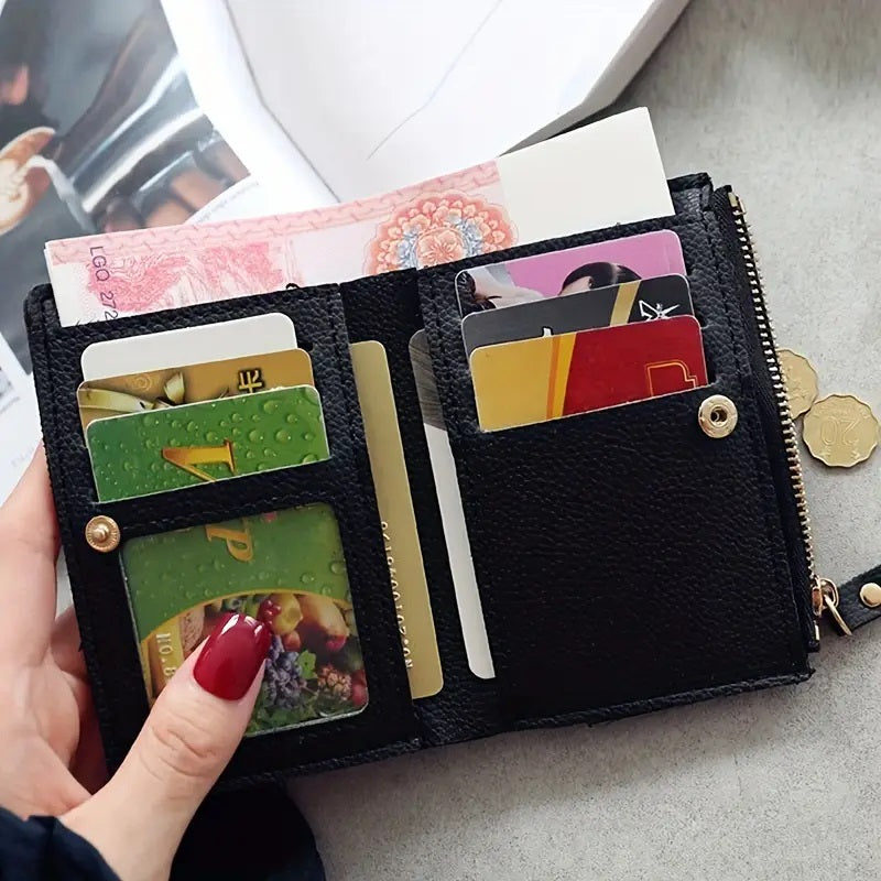 Rosa Kirsebroderi Lommebok