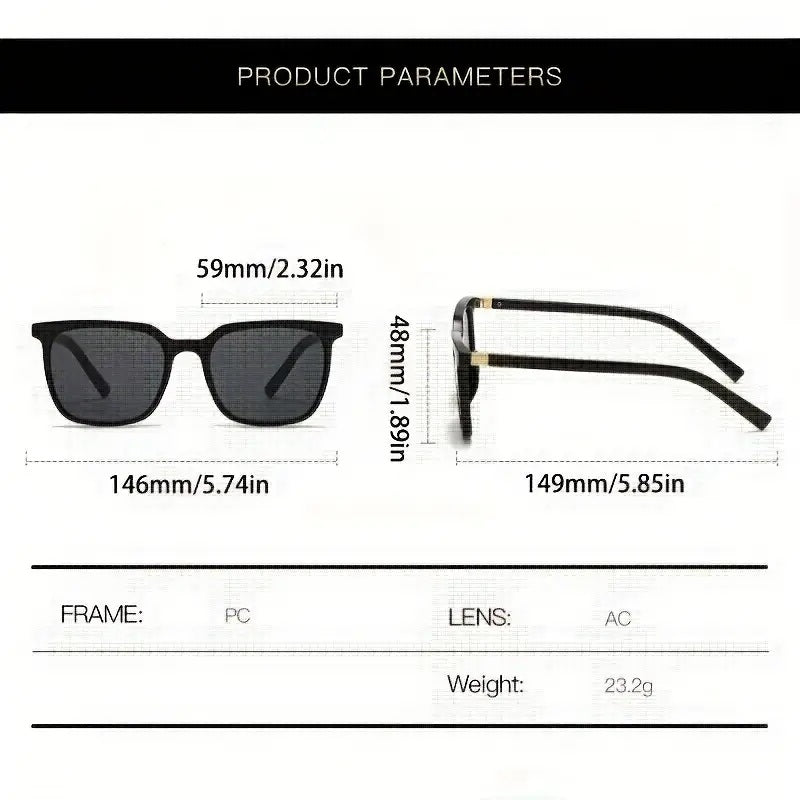 Women’s Trendy Retro Square Frame Casual Eyeglasses
