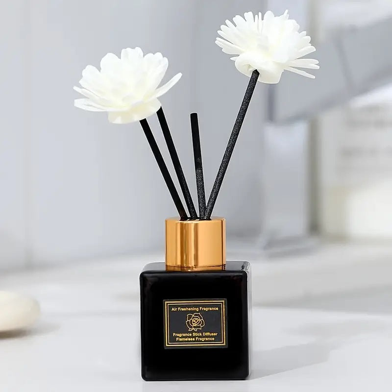 Glass Fragrance Reed Diffuser Cherry Blossom Scented.