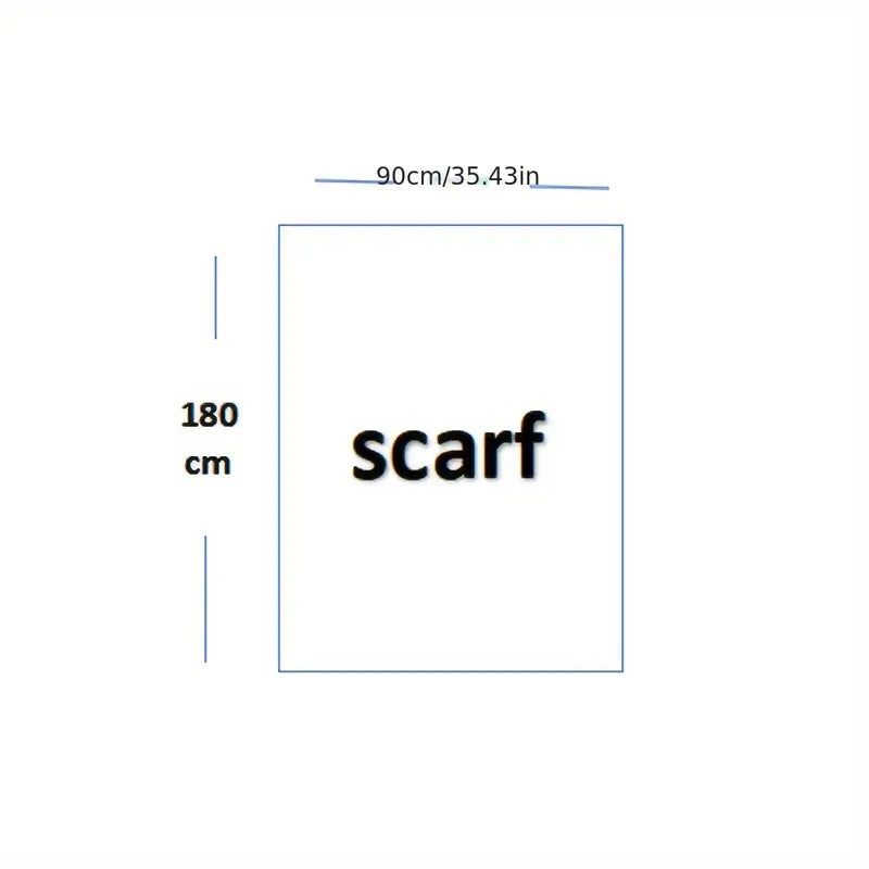 Elegant Rød Blomster Skjerf