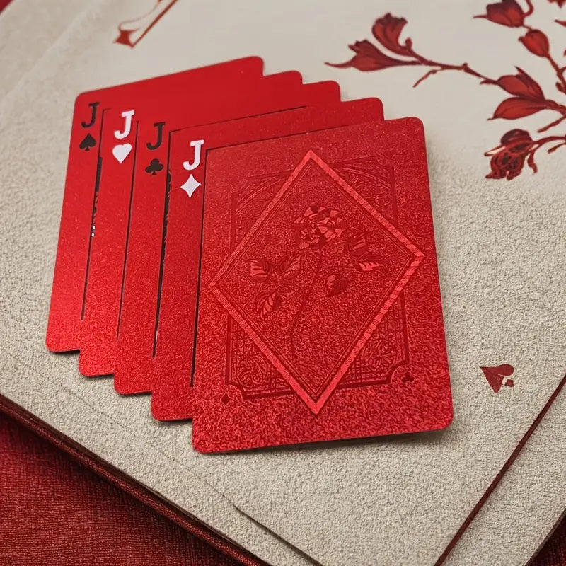 Red Rose Playing Cards