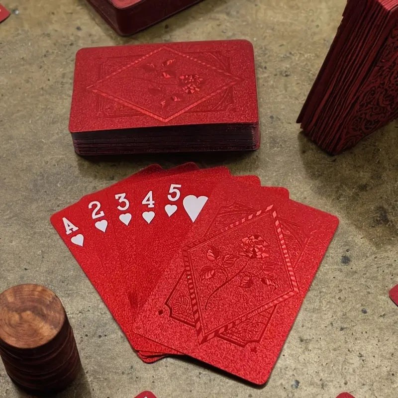 Red Rose Playing Cards