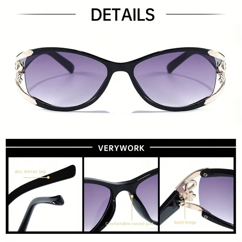 Verywork Women’s Fashion Glasses – Stylish Oval Frame