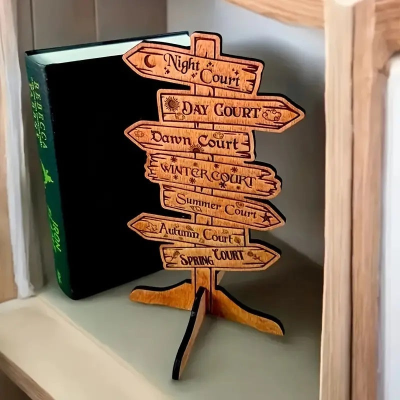 Prythian Courts Bookshelf Decor