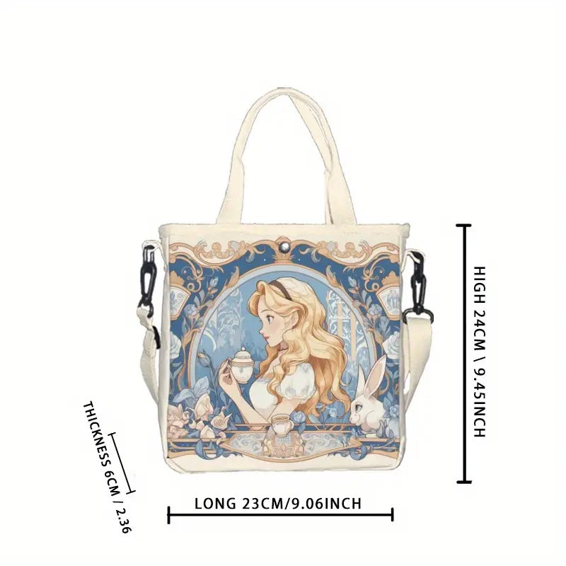 Disney Alice in Wonderland Official Licensed Shoulder Bag.