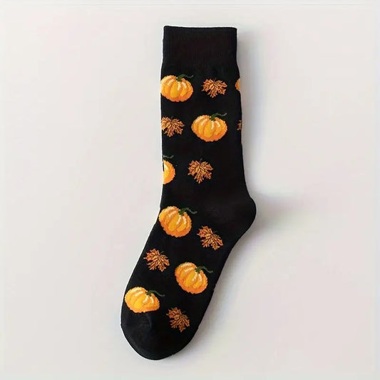 Sweet Autumn-Inspired Knee-Length Socks