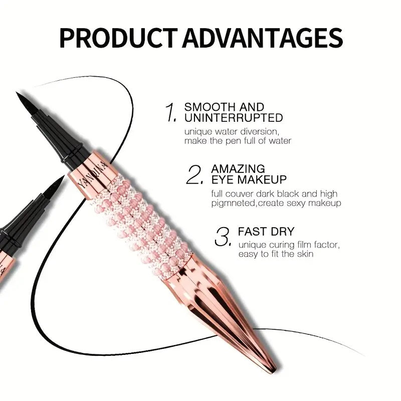 Rhinestone Black and Bronzing Eyeliner Pen