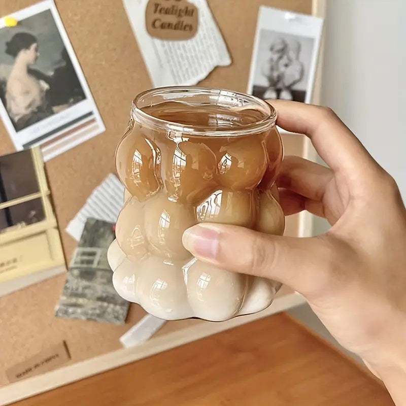 Bubbles-Shaped High Borosilicate Glass Mug