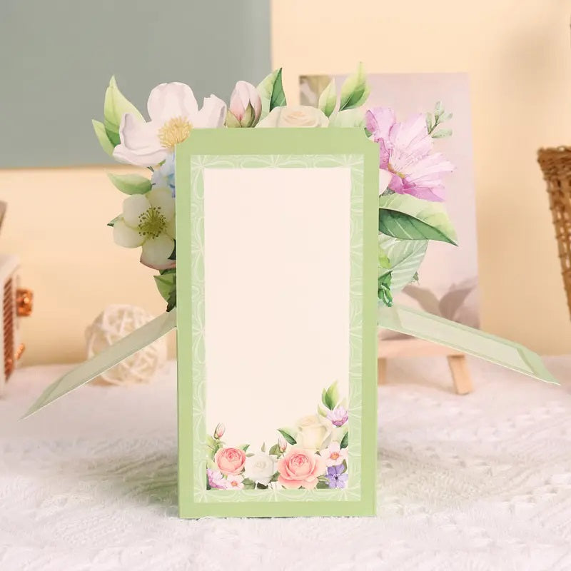 Floral Pop-Up Bouquet Greeting Card