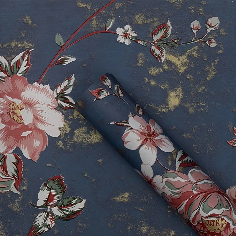 5 Stk Premium Vintage Rose Mønster Gavepapir