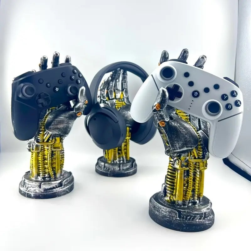 Unique Sci-Fi Cyberpunk Mechanical Arm Statue