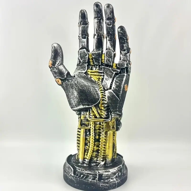 Unique Sci-Fi Cyberpunk Mechanical Arm Statue