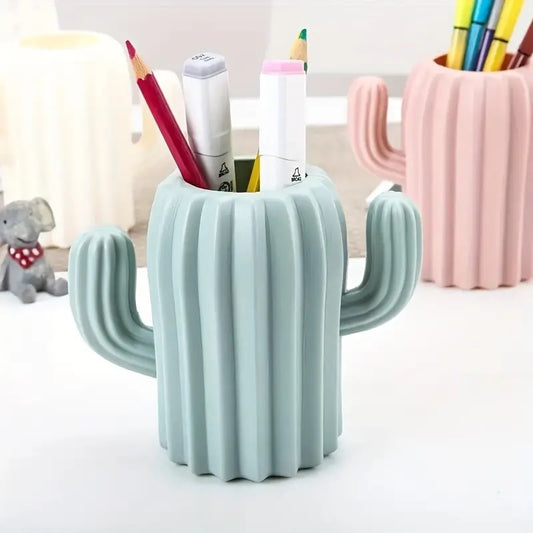Cactus-Shaped Desktop Organizer.