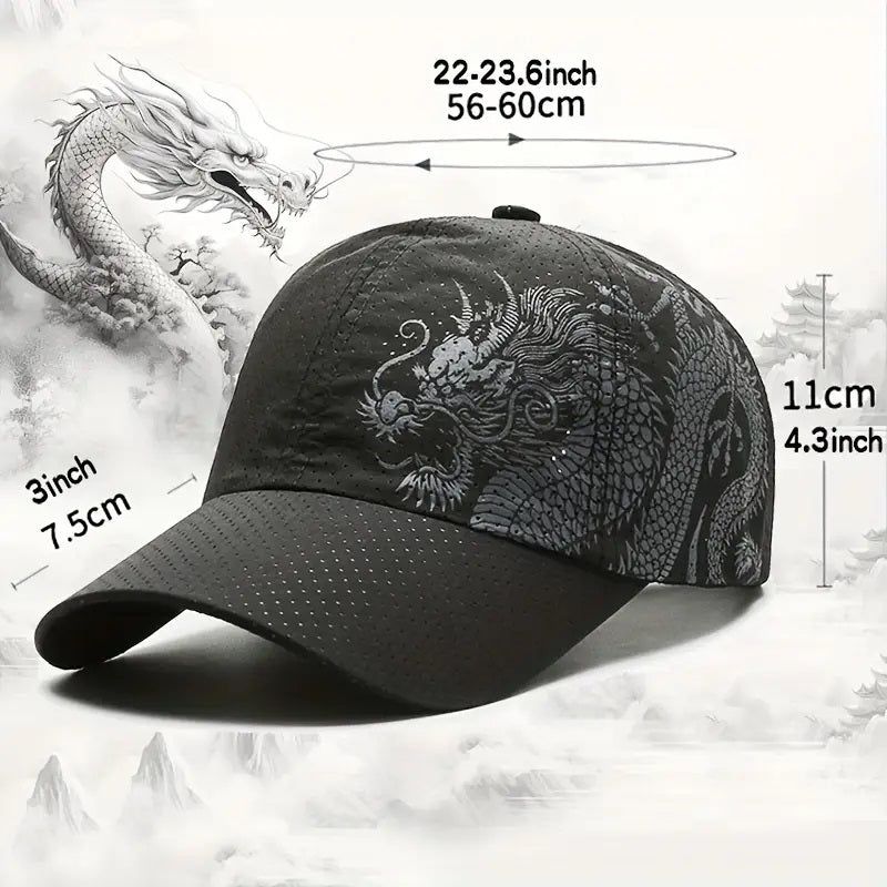 Men’s Tactical Dragon Baseball Cap with Camo,