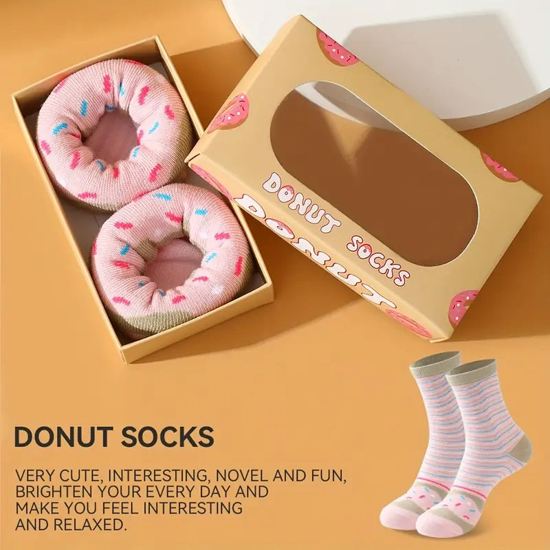 Gift Boxed Donut Sock