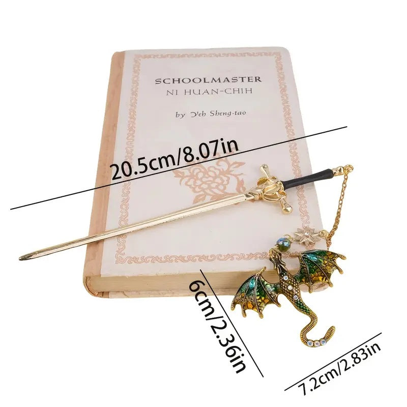 Fantasy Sword Dragon Bookmark