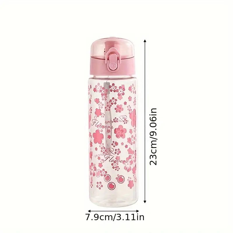 Daisy Large Capacity Plastic Water Bottle