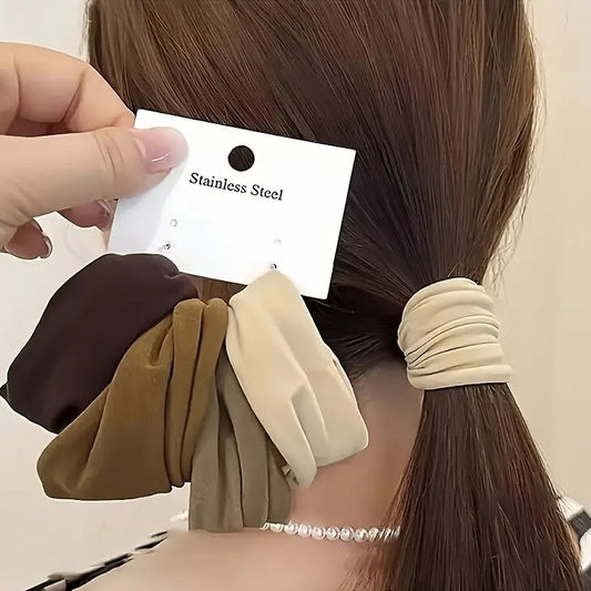 4pcs Elastic Hair Ties Set