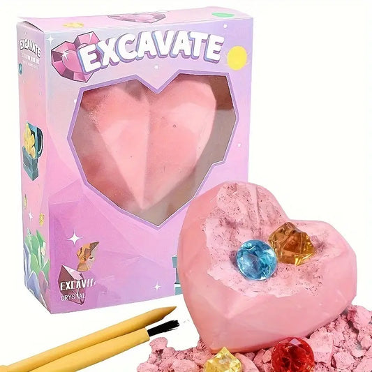 Archaeological Dig DIY Treasure Heart Blind Box