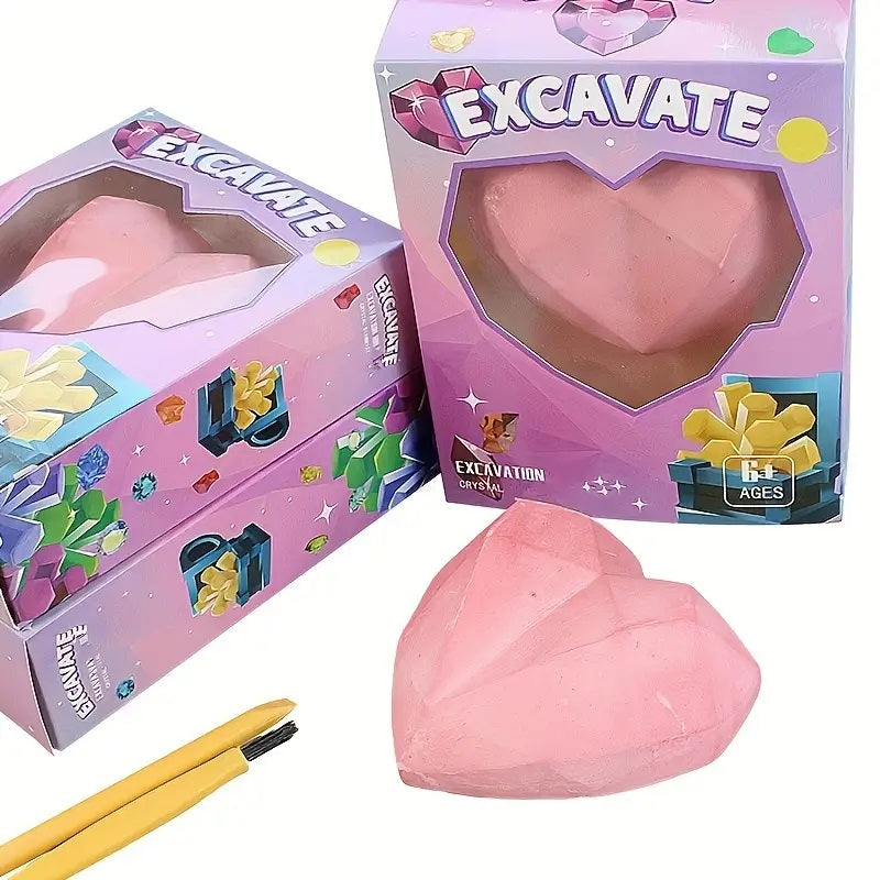 Archaeological Dig DIY Treasure Heart Blind Box