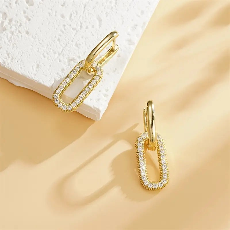 Elegant & Sexy 14K Golden Plated Earrings