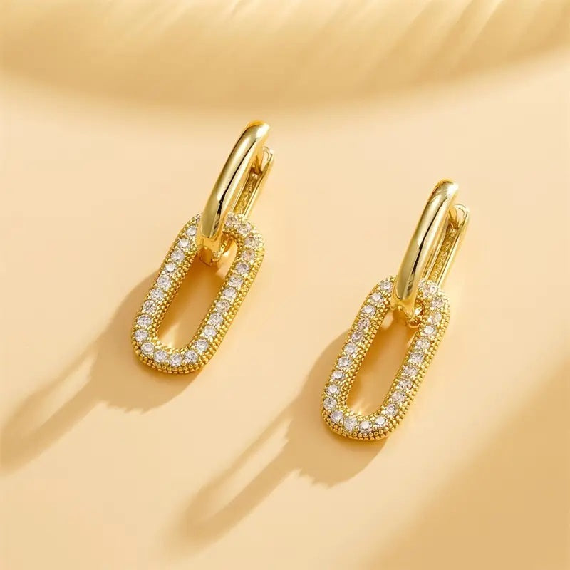 Elegant & Sexy 14K Golden Plated Earrings