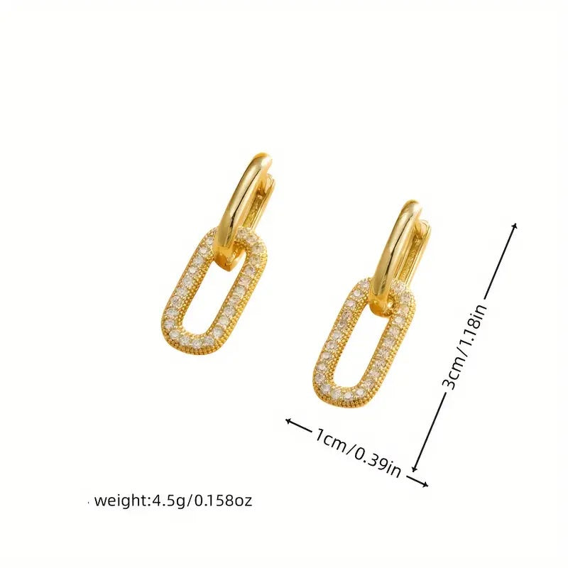 Elegant & Sexy 14K Golden Plated Earrings